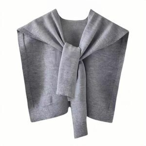 8444 Sweater Shawl Wraps For Women Knitted Knotted Shawls Travel Scarf